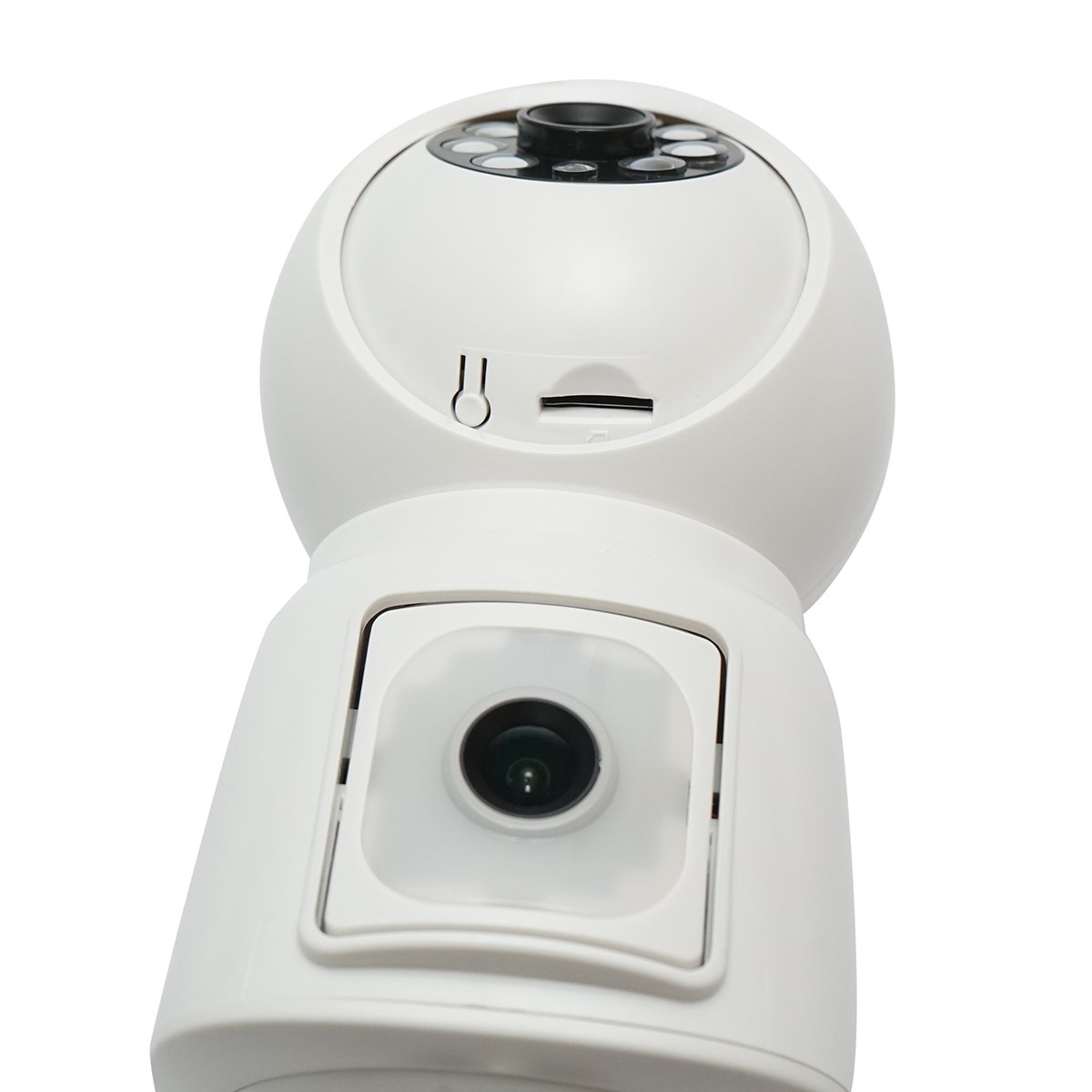 Camera de supraveghere smart-bulb lentila duala 4 MP, rotativa 360 grade PTZ, WIFI 2.4GHz, tip bec E27 cu senzor de miscare si aplicatie iCSee